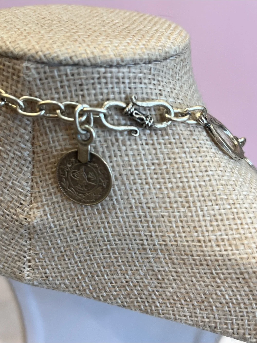 Pewter LONG NECKLACE Rare HTF - Picture 8 of 10